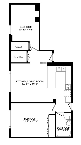 2 Bedroom
