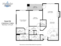 Larger 2 Bedrooms / 2 Baths + Fireplace