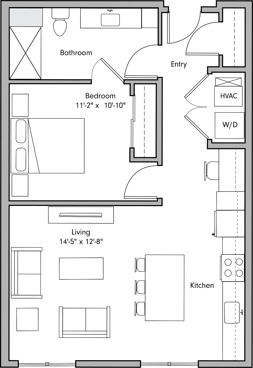 Apts 221, 231, 317, 323, 331, 417, 423, 431, 517, 521, 525, 617, 621, 625