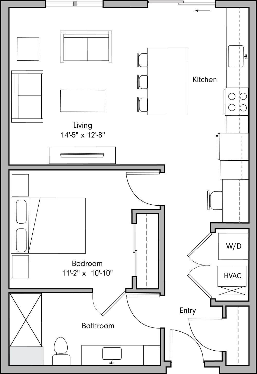 Apts 518, 520, 522, 618, 620, 622