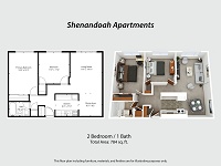 2 Bedroom / 1 Bath