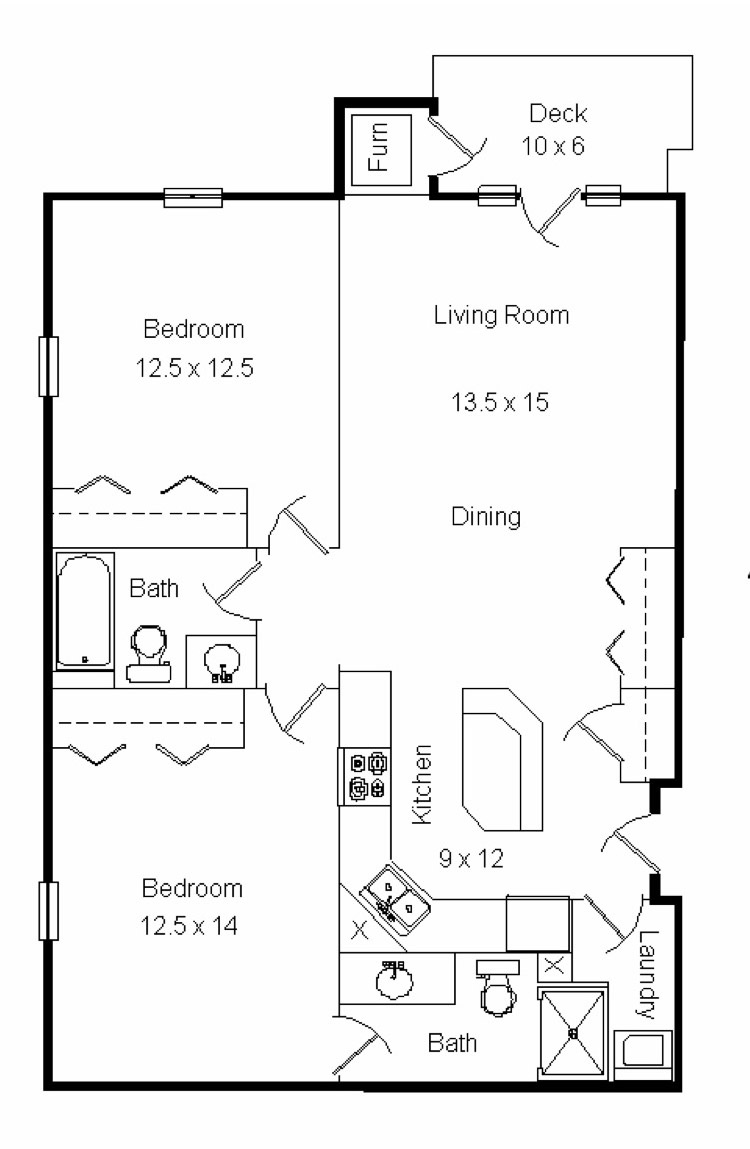 2 Bedroom