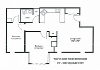 2 Bedroom Remodeled Penthouse