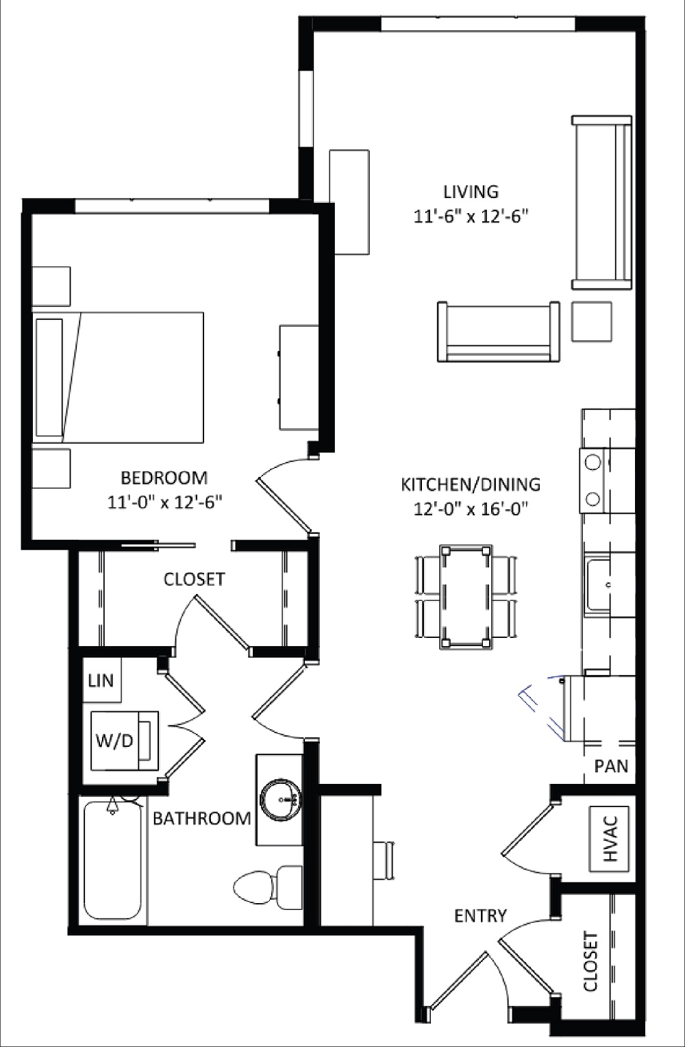 1 Bedroom