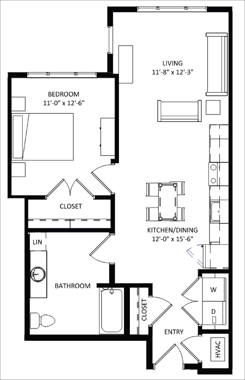 1 Bedroom