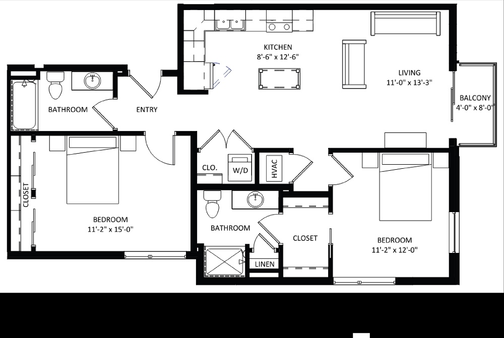 2 Bedroom