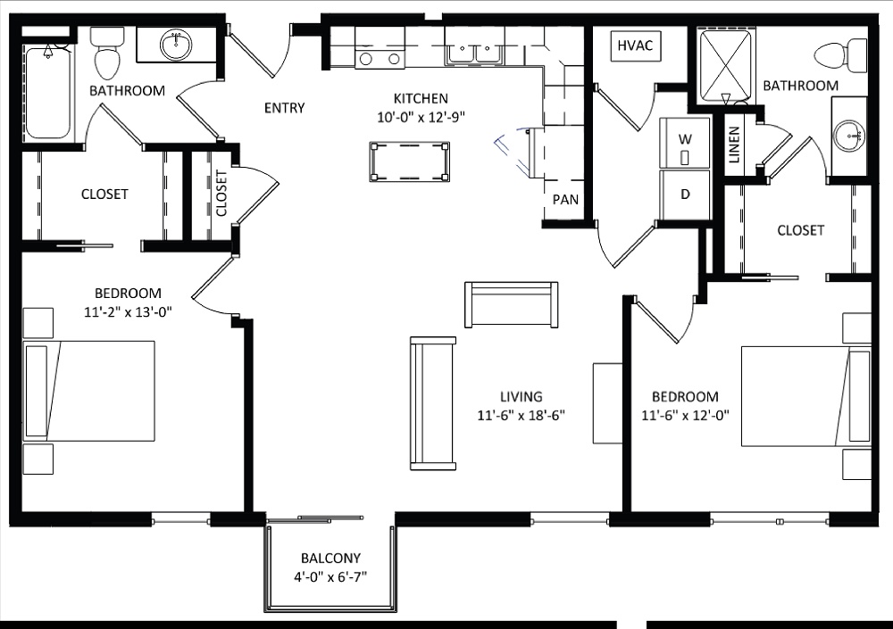 2 Bedroom