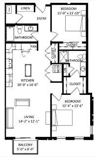 2 Bedroom