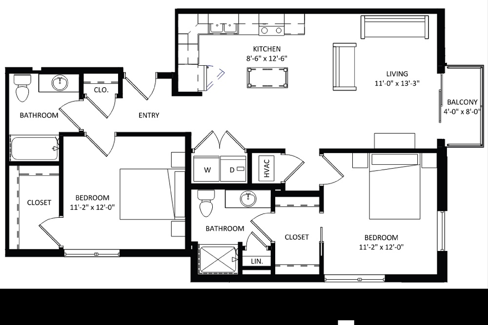 2 Bedroom