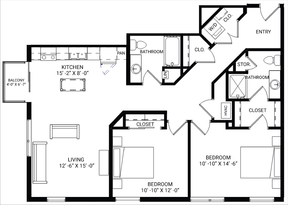 2 Bedroom