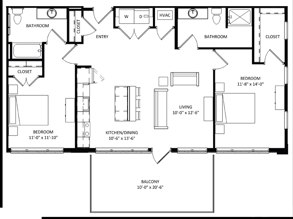 2 Bedroom