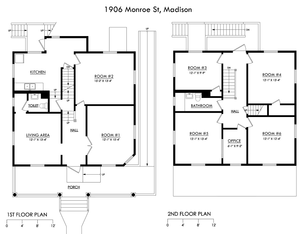 Rooms in a 6 Bedroom House