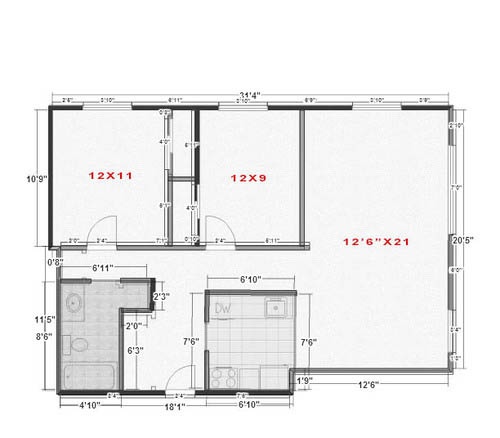 1 Bedroom + Den