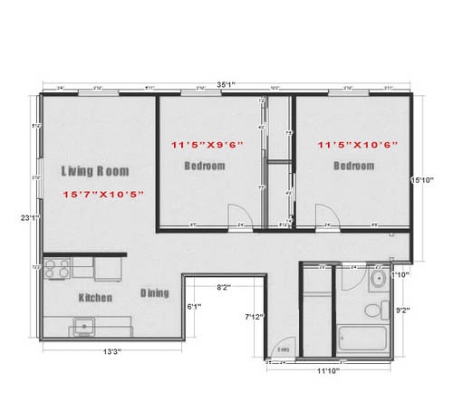 1 Bedroom + Den