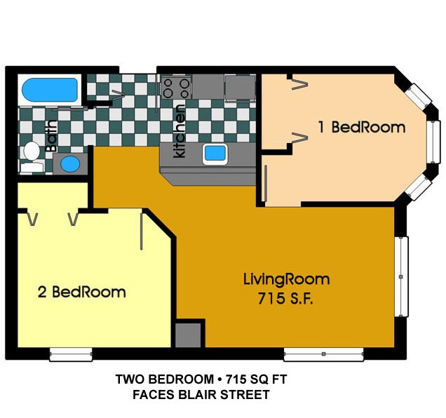 1 Bedroom + Den