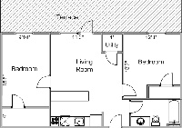 2 Bedroom Penthouse