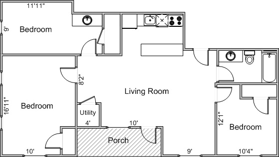 3 Bedroom