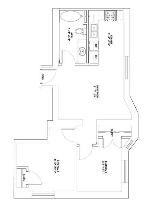 2 Bedroom (Private)