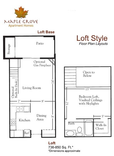 1 Bedroom Loft