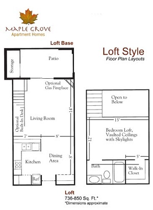 1 Bedroom Loft