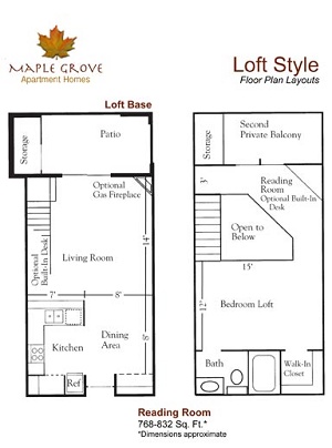 1 Bedroom Loft