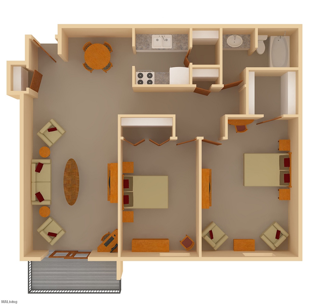 2 Bedroom