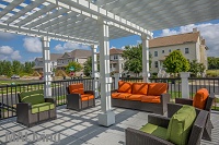 Prairie Trail Residences - Tastefully Furnished Patio Seating