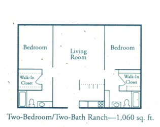 2 Bedroom Ranch