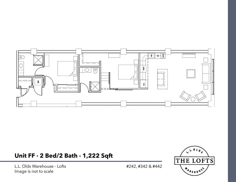 2 Bedroom / 2 Baths (Lofts)