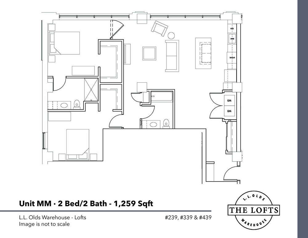 2 Bedroom / 2 Baths (Lofts)