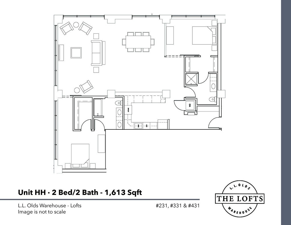 2 Bedroom / 2 Baths (Lofts)