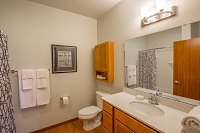 Middleton Center - Short Term, Furnished - Spacious Bathroom