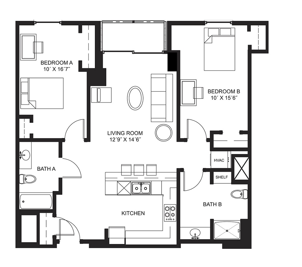 2 Bedroom
