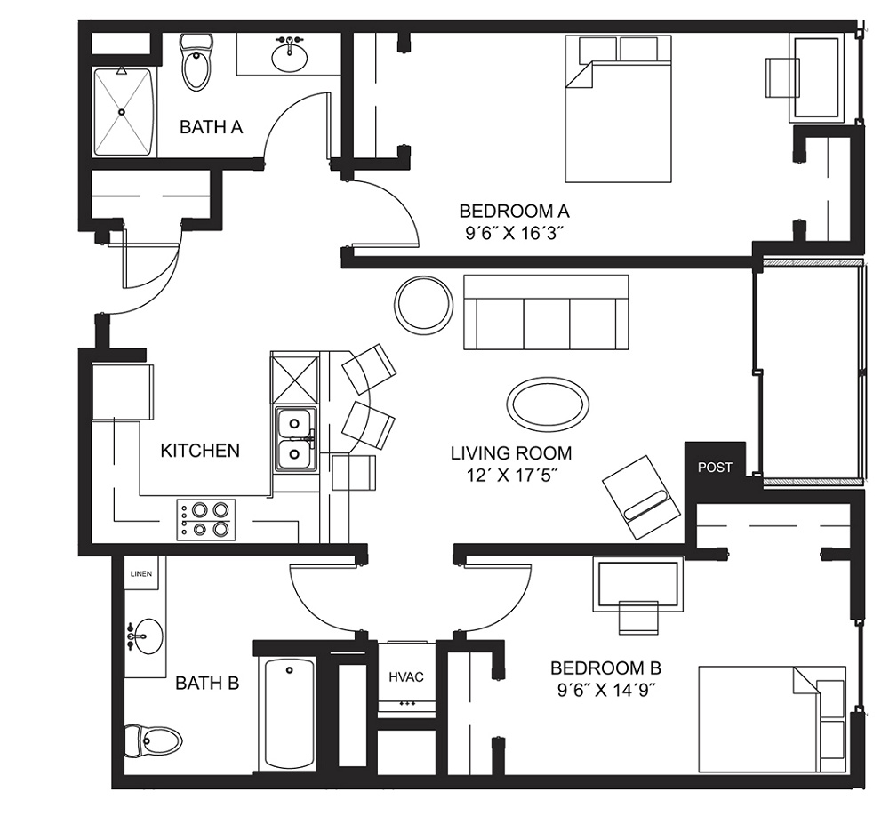 2 Bedroom