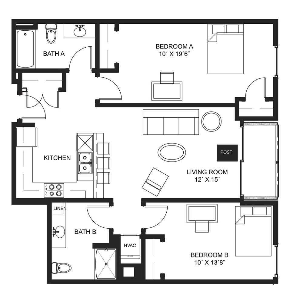 2 Bedroom
