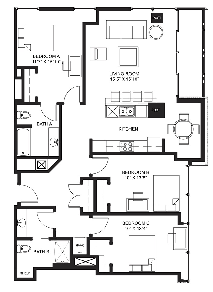 3 Bedroom