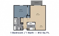 1 Bedroom / 1 Bath