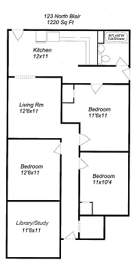 3 Bedroom  + Study