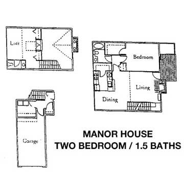 2 Bedroom / 1.5 Bath