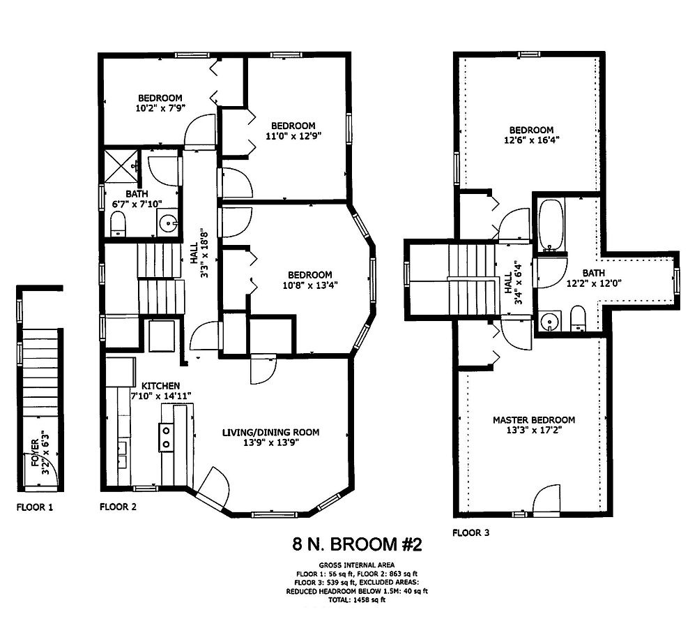 5 Bedrooms / 2 Baths