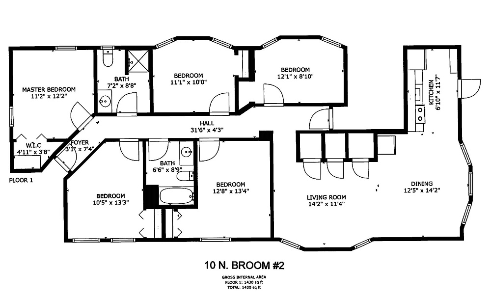 5 Bedroom / 2 Bath