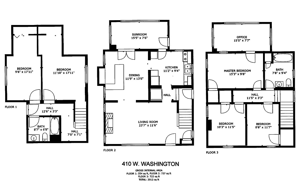5 Bedrooms / 2 Baths