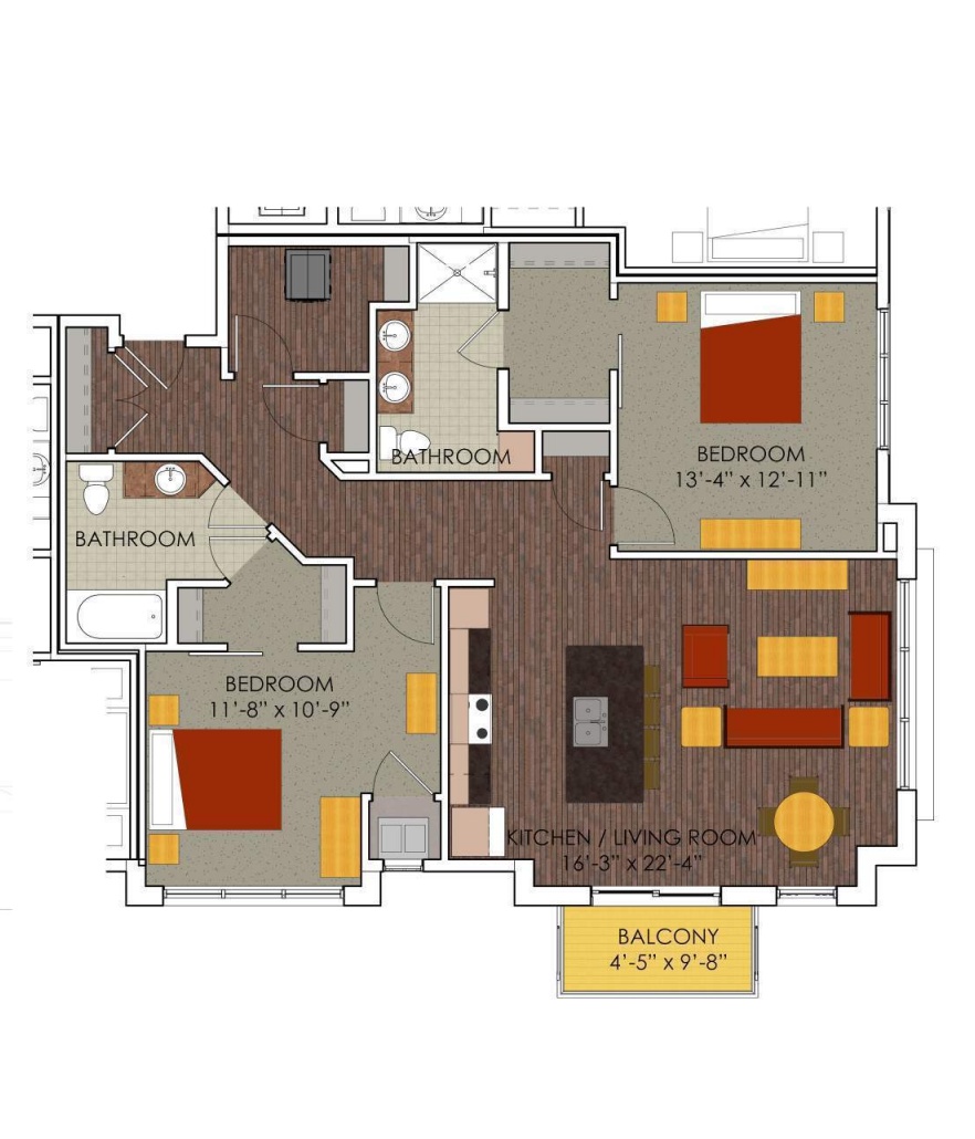 2 Bedroom - Plan O