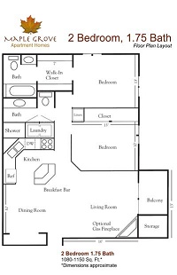 2 Bedroom Ranch