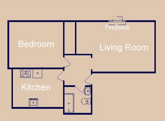 1 Bedroom / 1 Bath