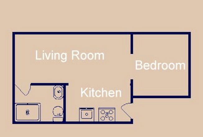 1 Bedroom / 1 Bath