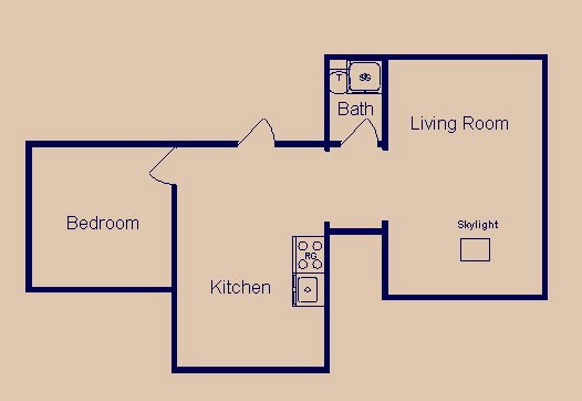 1 Bedroom / 1 Bath