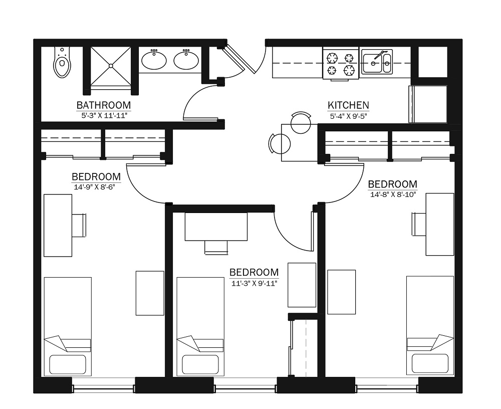 3 Bedroom