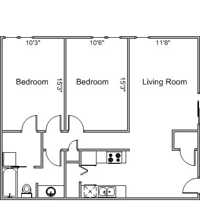 2 Bedroom