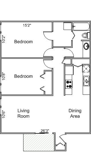 2 Bedroom